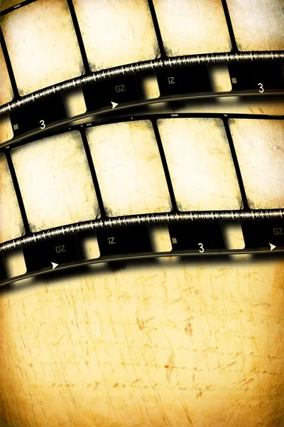 ヴィンテージ映画フィルム ストリップのクローズ アップ — ストック写真