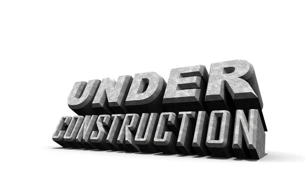 Illustration Construction Sign — Stock Photo, Image