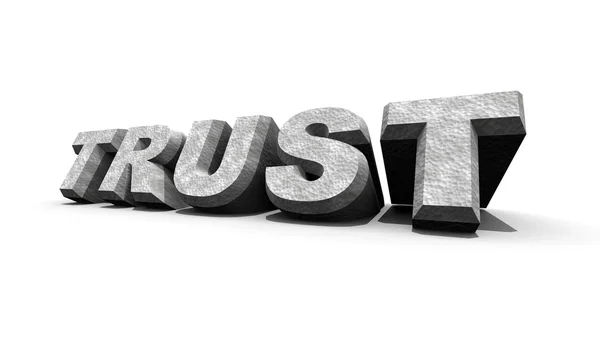 Rendu Trust Texte Art — Photo