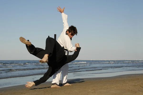 Taekwondo et apkido — Stockfoto