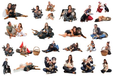 with dogs clipart