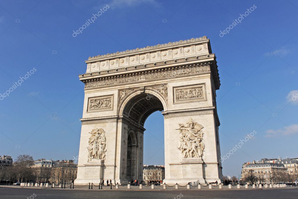 Arc De Triomphe Paris Stock Photo Image By C Cynoclub