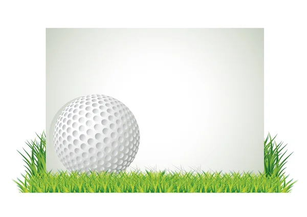 Banner de golf — Vector de stock