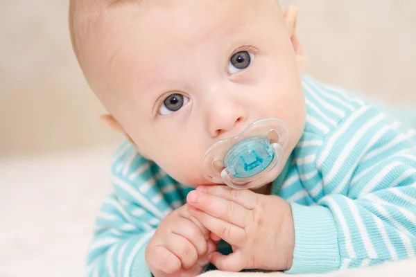 stock image The child with a dummy