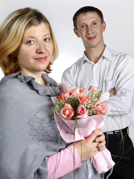 The man and the woman — Stock Photo, Image