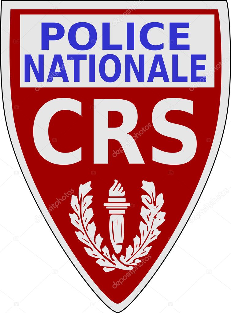 Police Nationale  CRS — Stock Vector © MIPImages #4847376