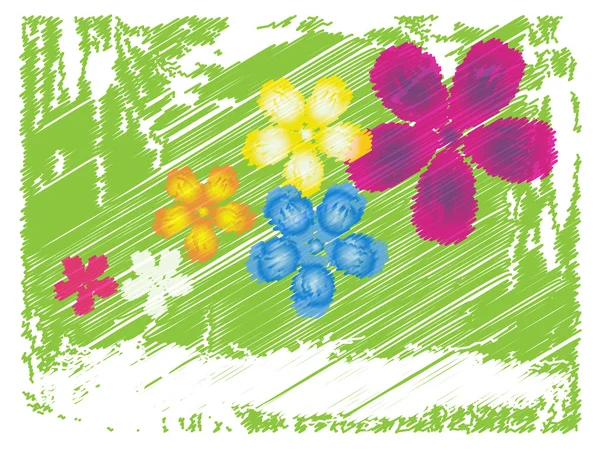 Floral card — Stock Photo, Image