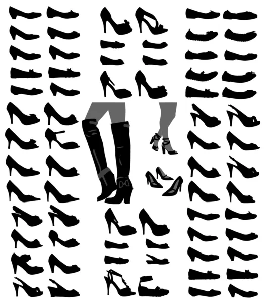矢量的图像的鞋类 — 图库矢量图片