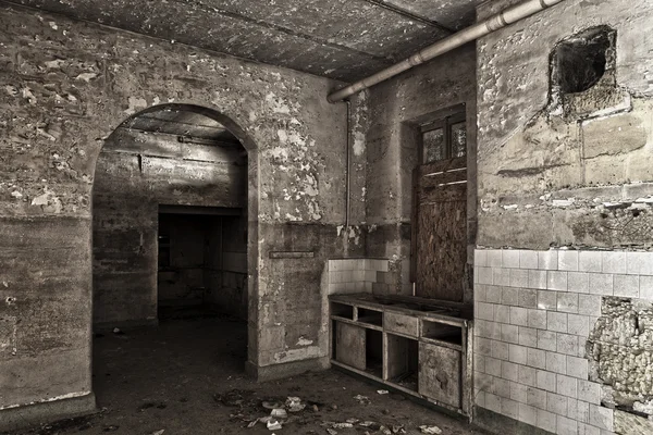 Interior Shot Old Decaying Kitchen — Stock Photo, Image