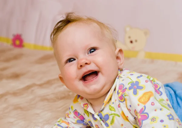 婴儿笑声 — 图库照片