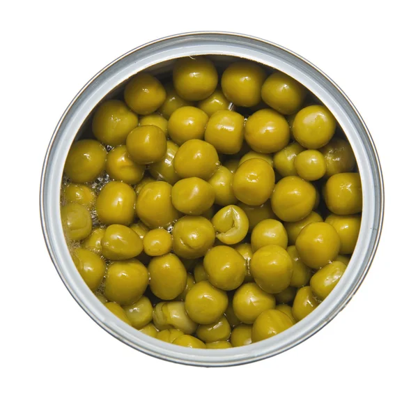 stock image Tinned green peas