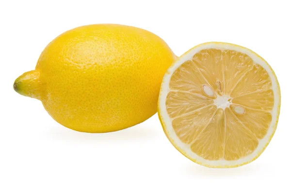 1 つと半分レモン — ストック写真