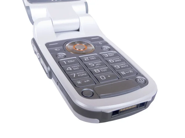 Мобільний Телефон Ізольований Білому Тлі — стокове фото