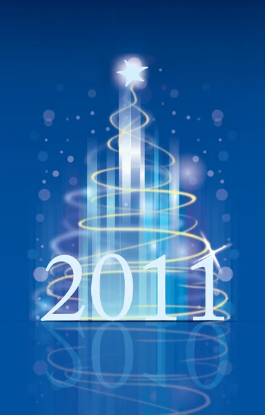 Gelukkig nieuwjaar 2011 — Stockvector