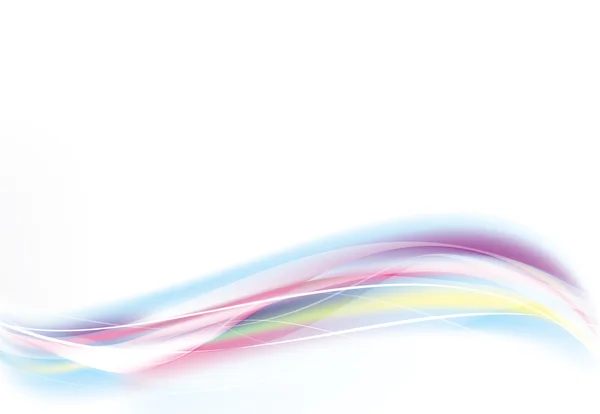 Аннотация Vector Wave blue and pink color — стоковый вектор
