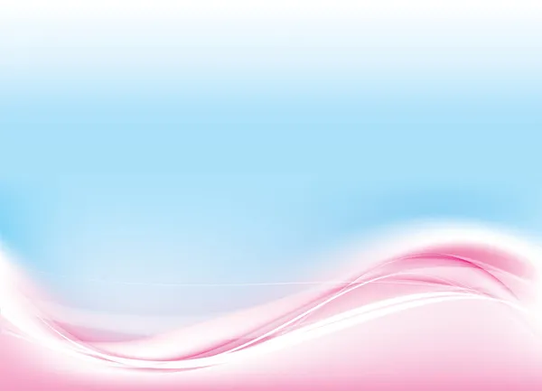 Abstrato Vector Onda cor azul e rosa — Vetor de Stock