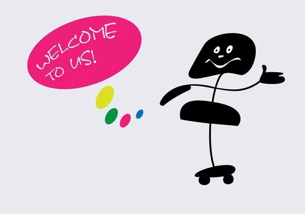 Bienvenue chez nous ! — Image vectorielle