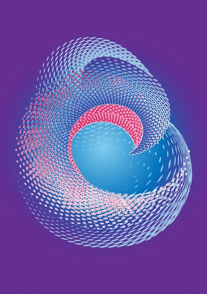 Spirale volumétrique — Image vectorielle