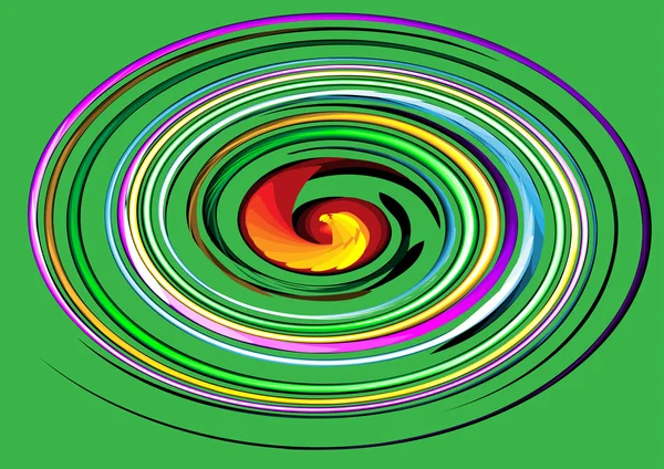 Spirale lumineuse — Image vectorielle