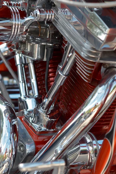 V - Motore moto gemello — Foto Stock