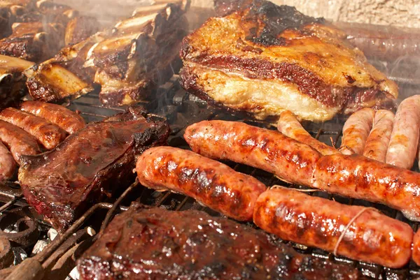 Argentinsk grill - Stock-foto