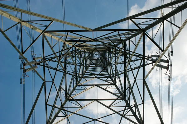 High-tension pylon — Stock Photo, Image