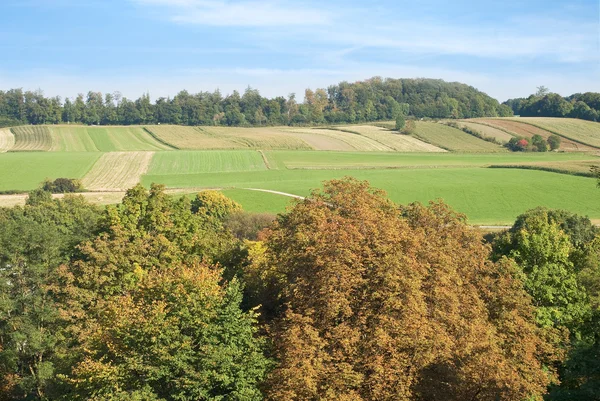 Осенняя ферма — стоковое фото