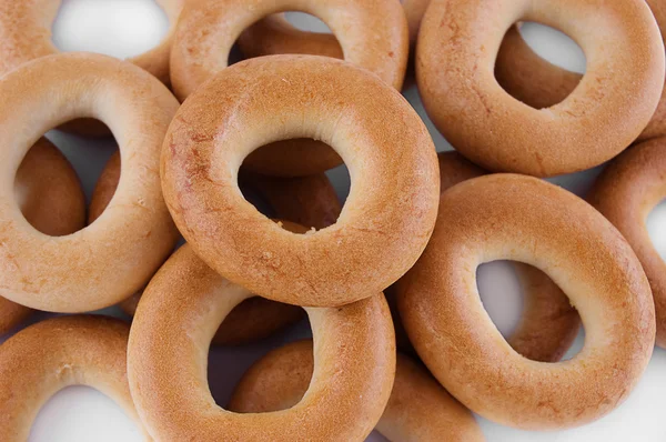 Pile of ring bagels — Stock Photo, Image