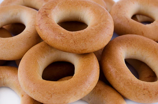 Pile of ring bagels — Stock Photo, Image