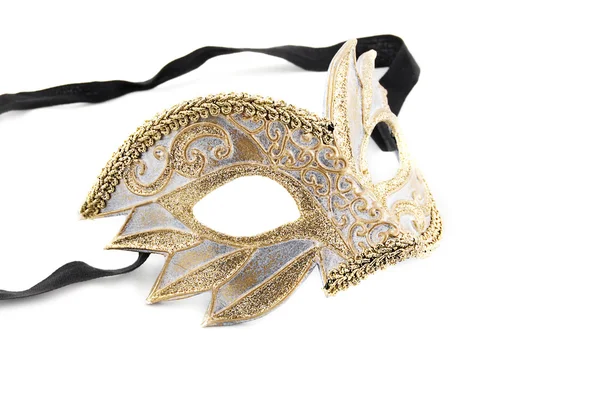 Golden venetian mask — Stock Photo, Image