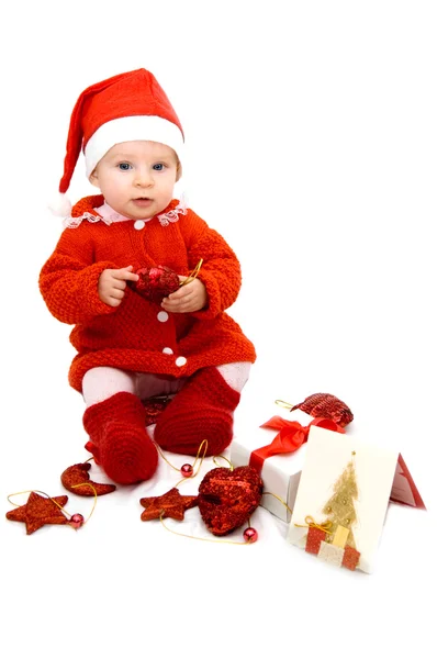 Little Santa Helper — Stock Photo, Image
