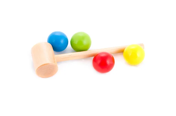 Mallet and balls Stock Image