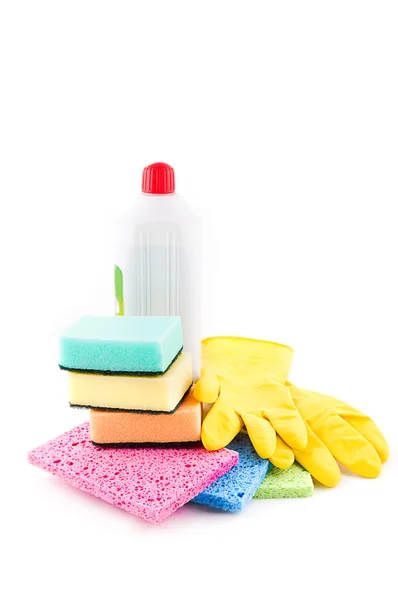 Reinigungs- und Hygieneprodukte — Stockfoto