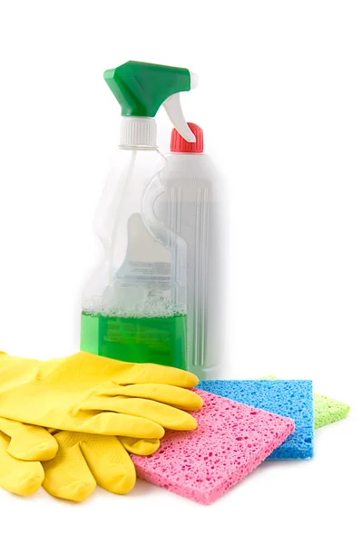 Produtos de limpeza e saneamento — Fotografia de Stock