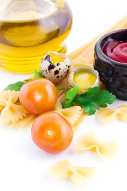 Pasta ingredients clipart