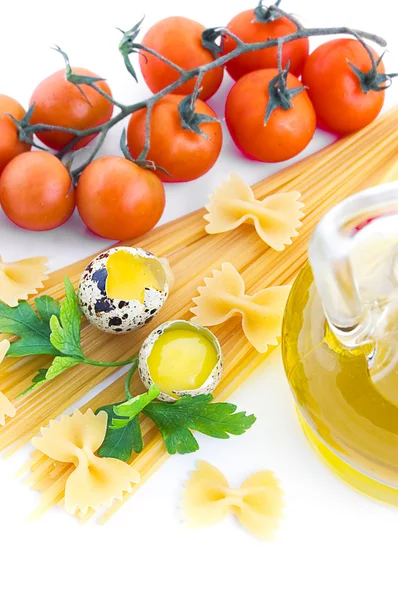 Pasta ingredients — Stock Photo, Image