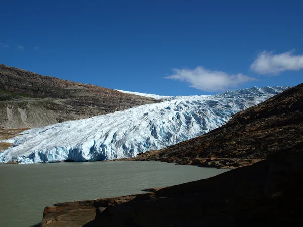 Glaciar Svartisen — Foto de Stock