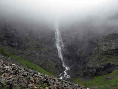 trollstigen Norveç ile peyzaj