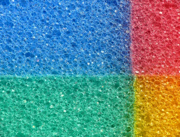 Esponja de banho colorida — Fotografia de Stock