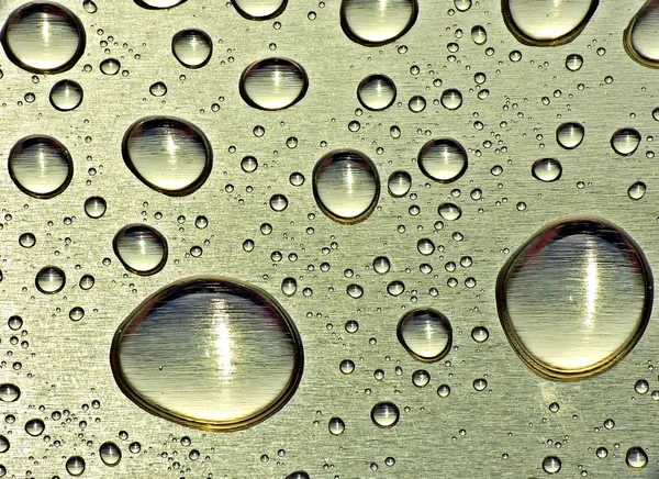 Streszczenie kropli wody — Zdjęcie stockowe
