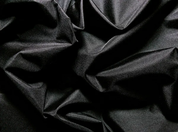 Czarne Tkaniny Jako Tło — Zdjęcie stockowe
