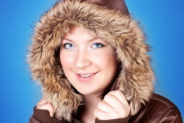 Ceketi giyen kız — Stok fotoğraf
