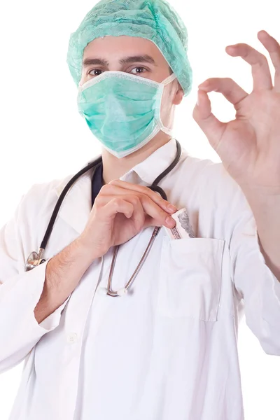 Corrupt doctor - concept — Stock Photo, Image