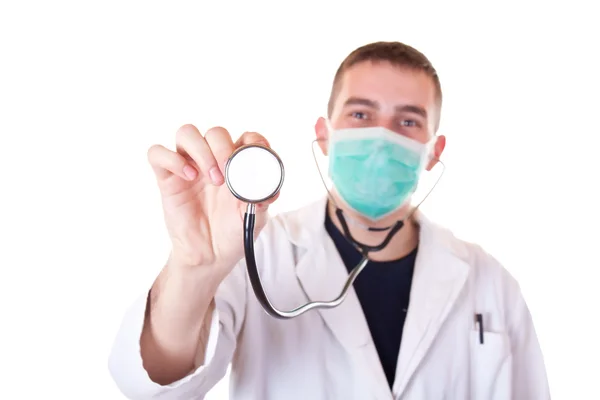 Lekarz ze stetoskopem — Zdjęcie stockowe