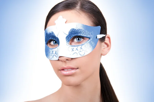 Maskerad mask-koncept — Stockfoto