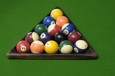 Pool balls clipart