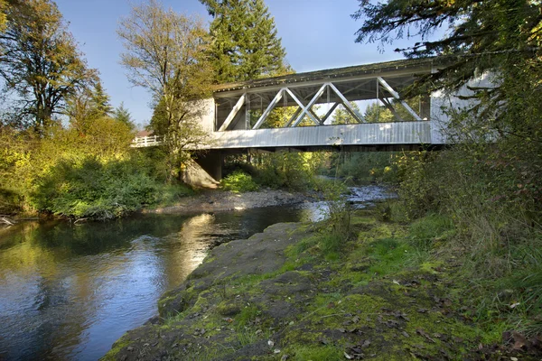 Hannah coperto ponte Oregon 2 — Foto Stock
