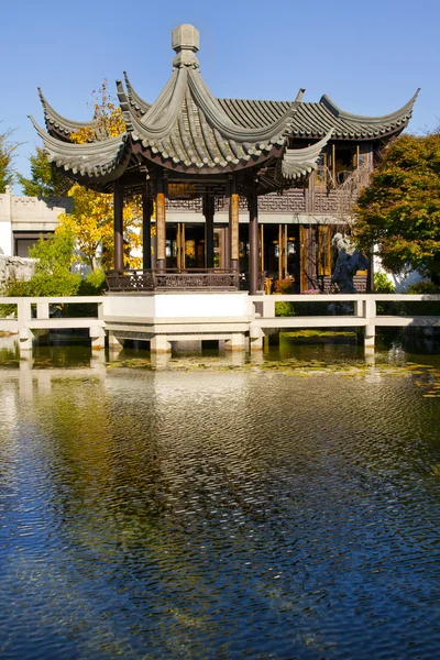 stock image Pavilion and Teahouse at Chinese Garden