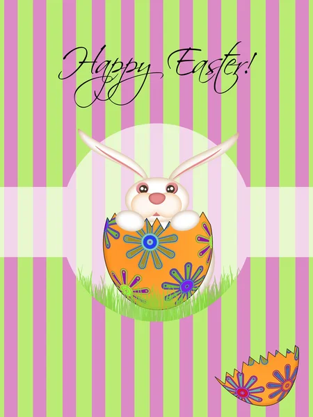 Mutlu Paskalya civciv kuluçka yumurta — Stok fotoğraf