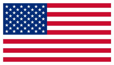 ABD yıldız ve Amerikan bayrağı çizgili